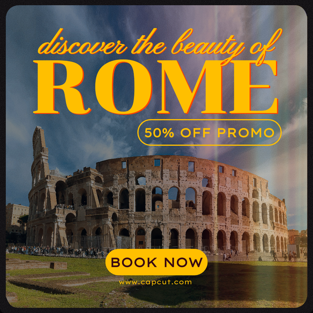 여행 마케팅 포스터 인스타 포스트 로마