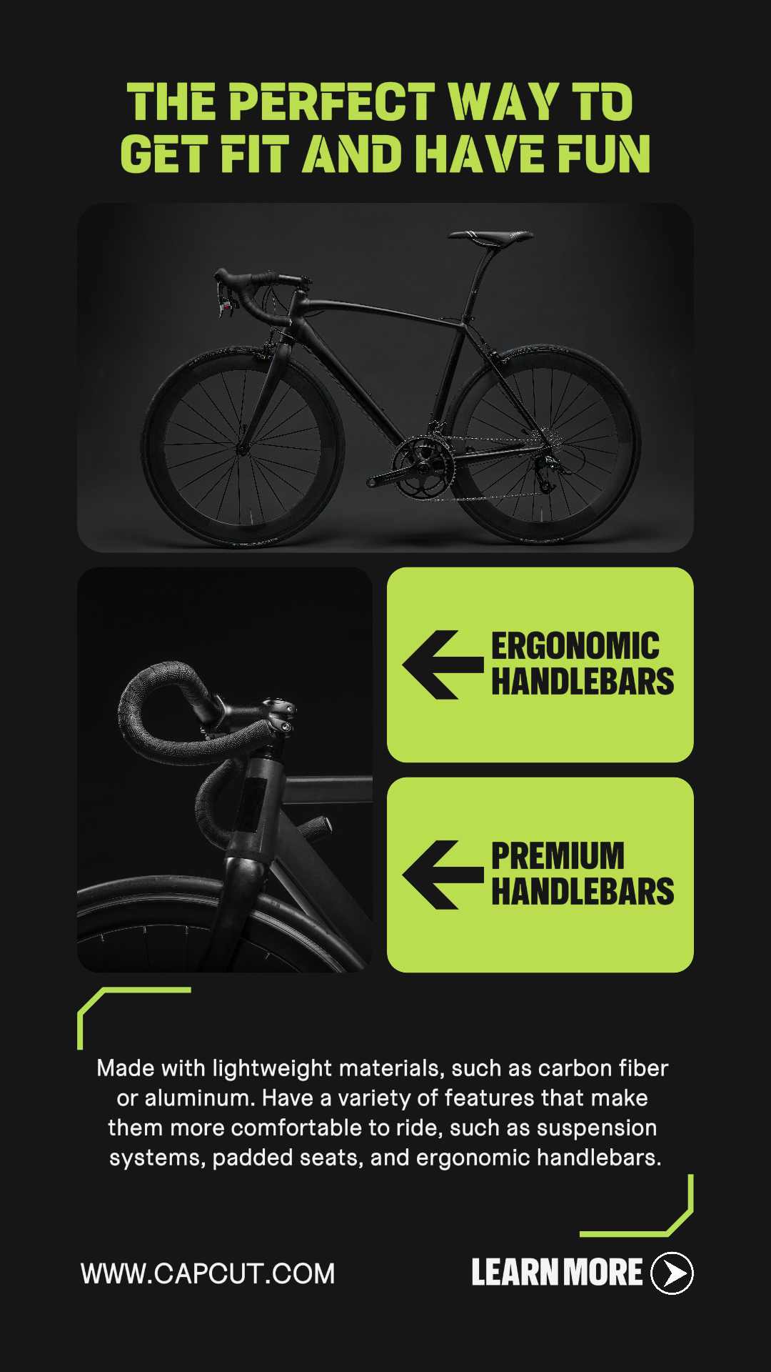 Affichage des produits du cycle sportif histoire instagram