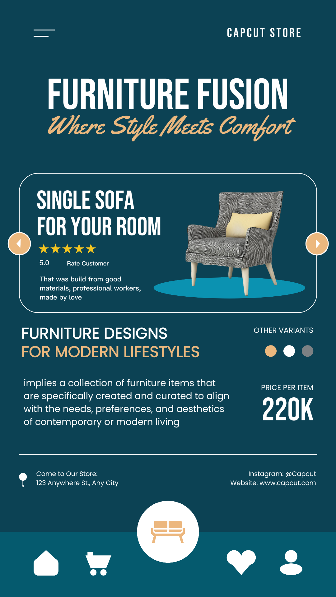 Furniture Fusion Instagram Story