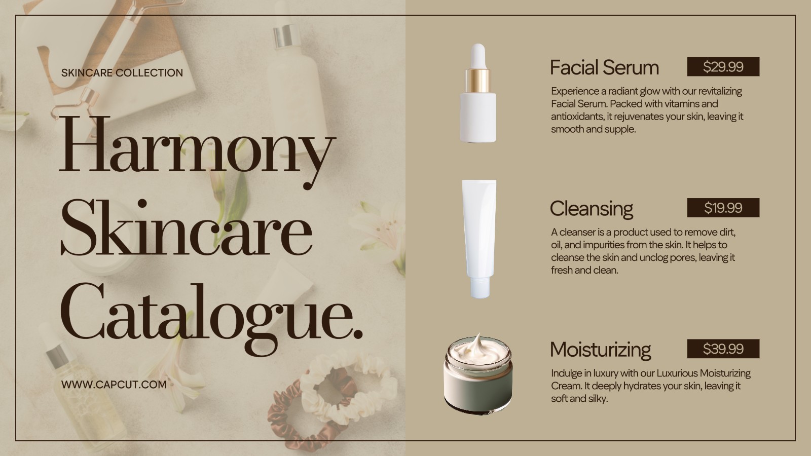 Beauty Product Catalogue Twitter Post