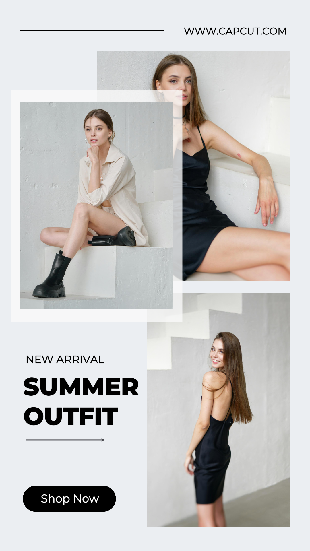 Roupa Nova Chegada para Roupa de Verão História do Instagram