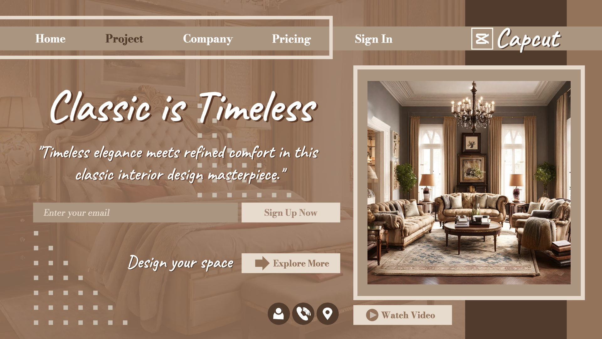 Halaman Promo Desain Interior Furnitur