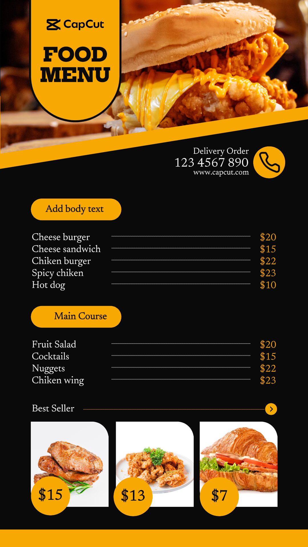 capcut template cover