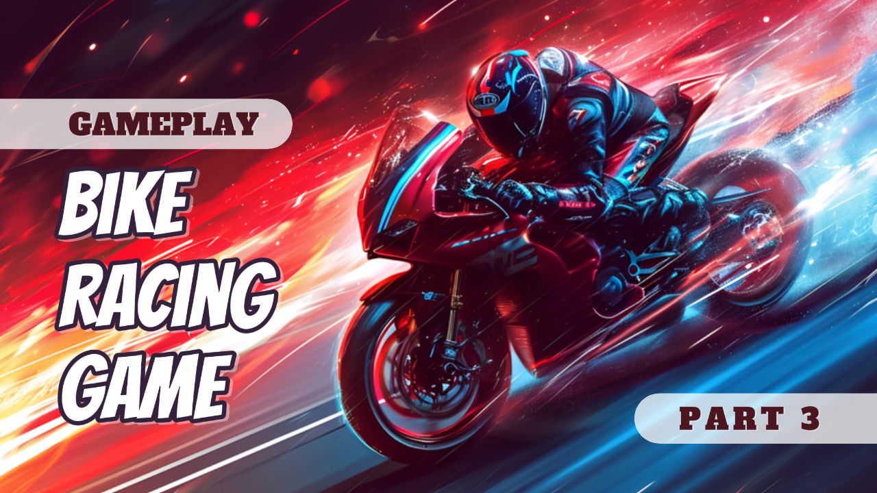 Youtube Thumbnail Spiel - Gameplay Fahrrad-Rennspiel