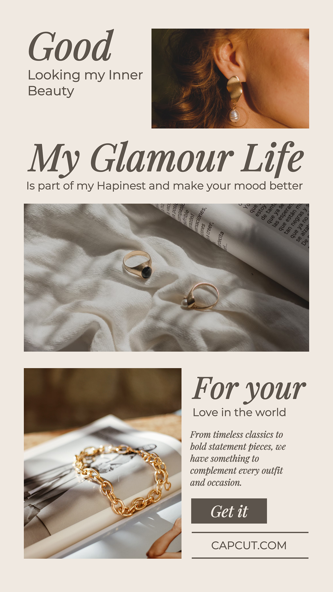 capcut template cover