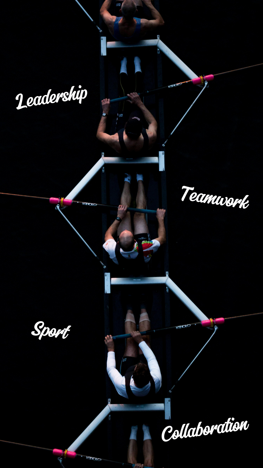 스포츠와 매치 워터 스포츠 크리에이티브 포스터 Tiktok Black White