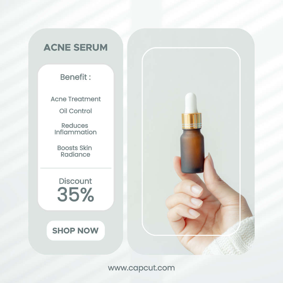 postingan instagram serum jerawat sale