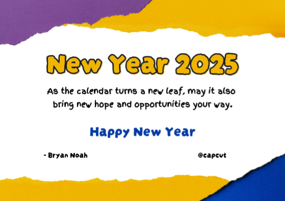 Cartão de agradecimento de compartilhamento pessoal sem marketing