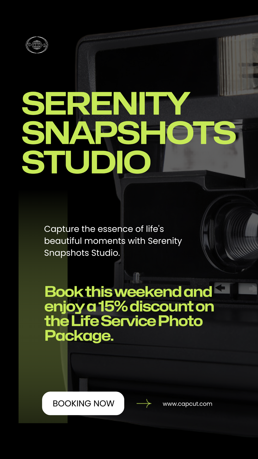 Life Service Photo Studio Weekend Promo Instagram Story