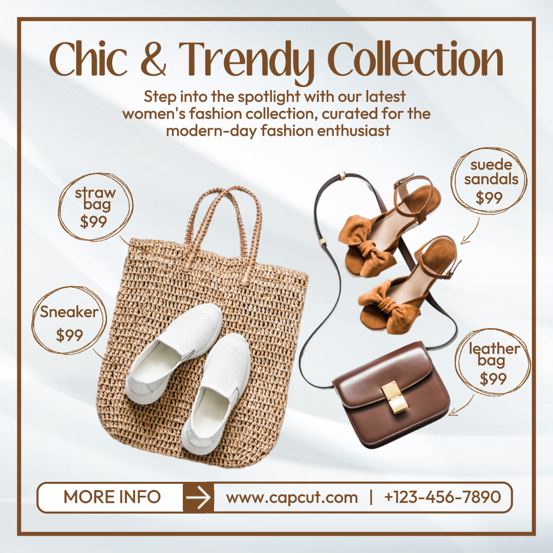 post instagram de promotion de la mode