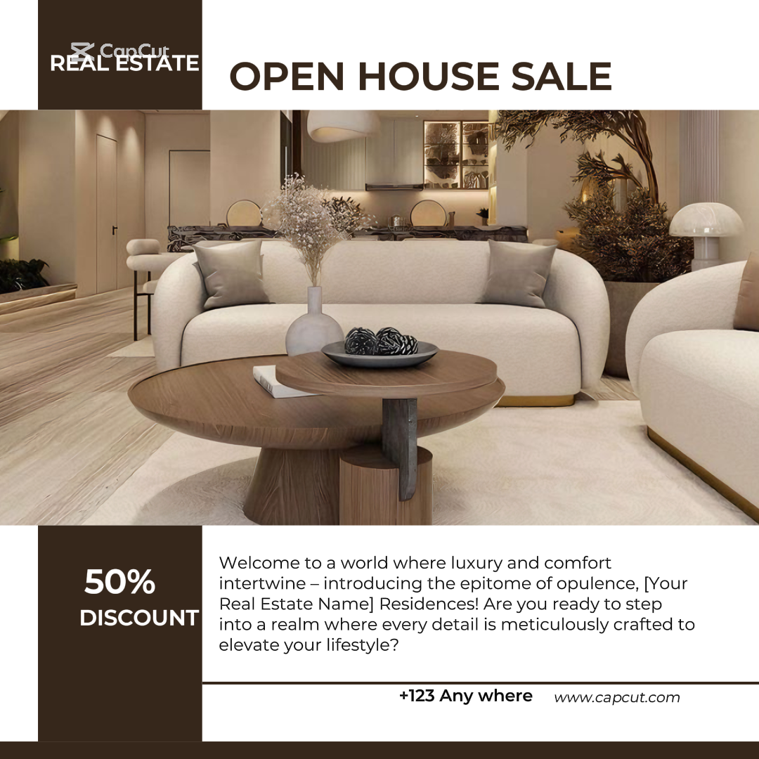 Open House Sale - Post Instagram Minimalist