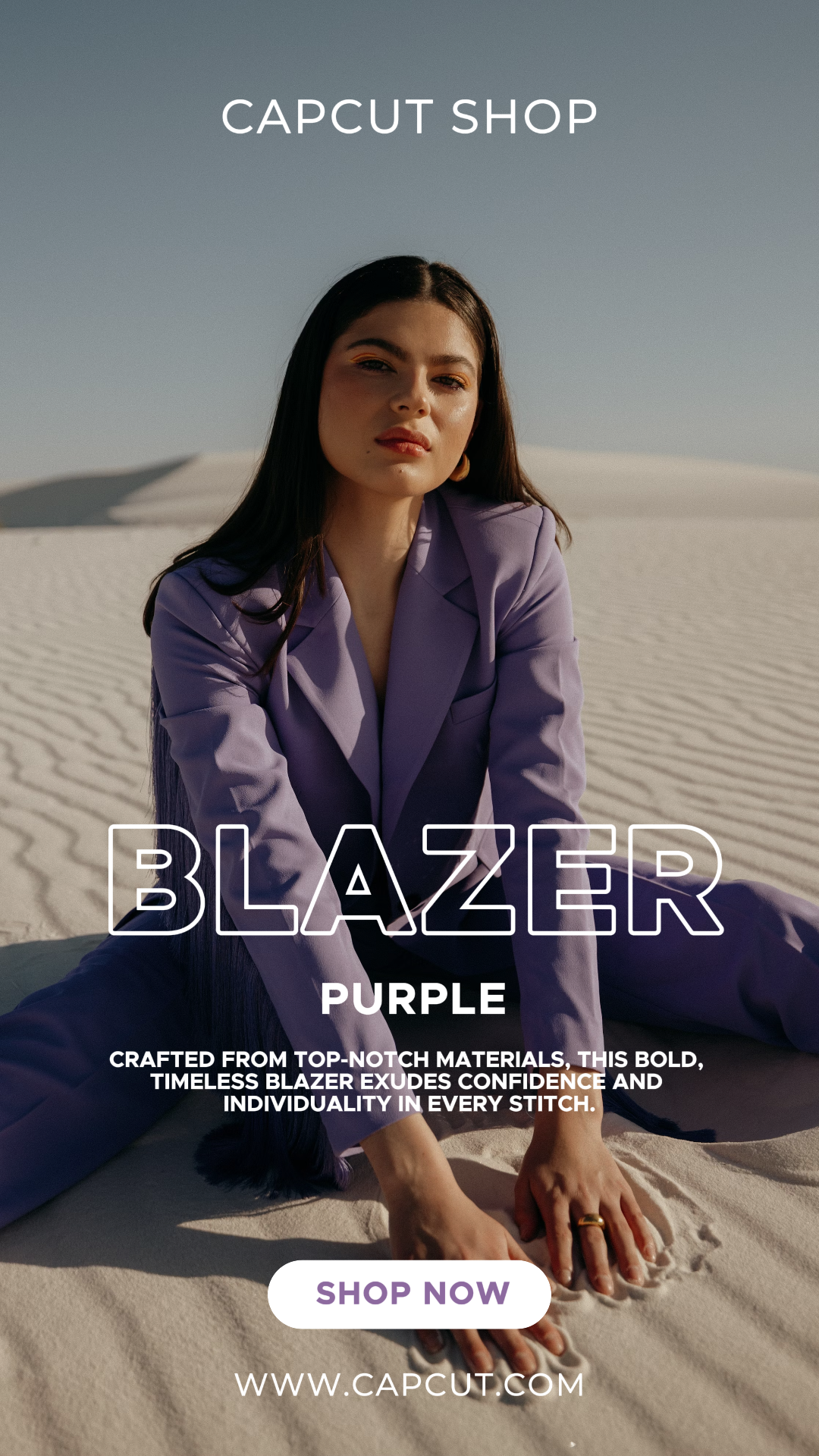 Marketing Kleidung General Peomotion Instagram Story Blazer Lila