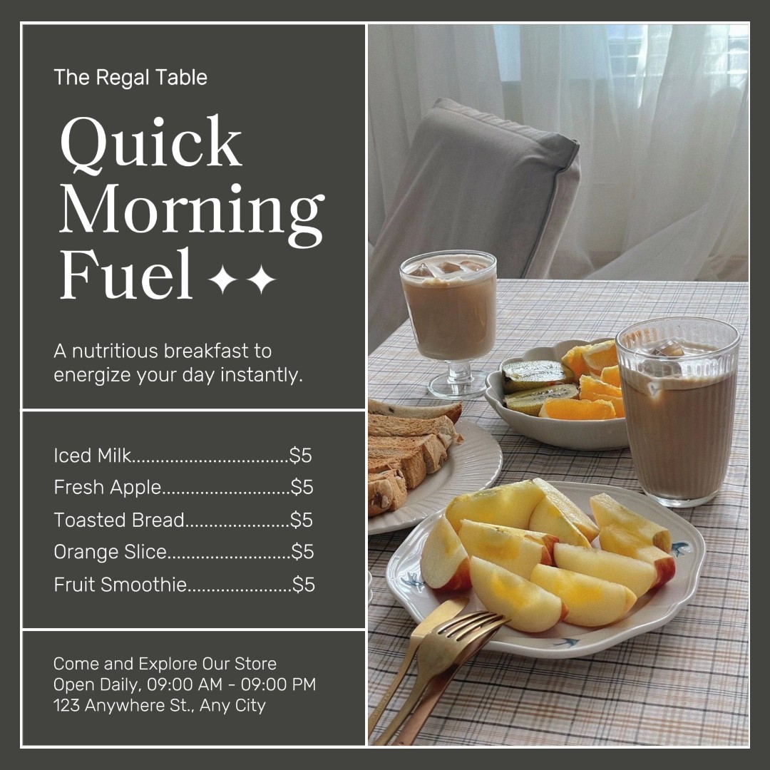 Speisekarte Instagram Post