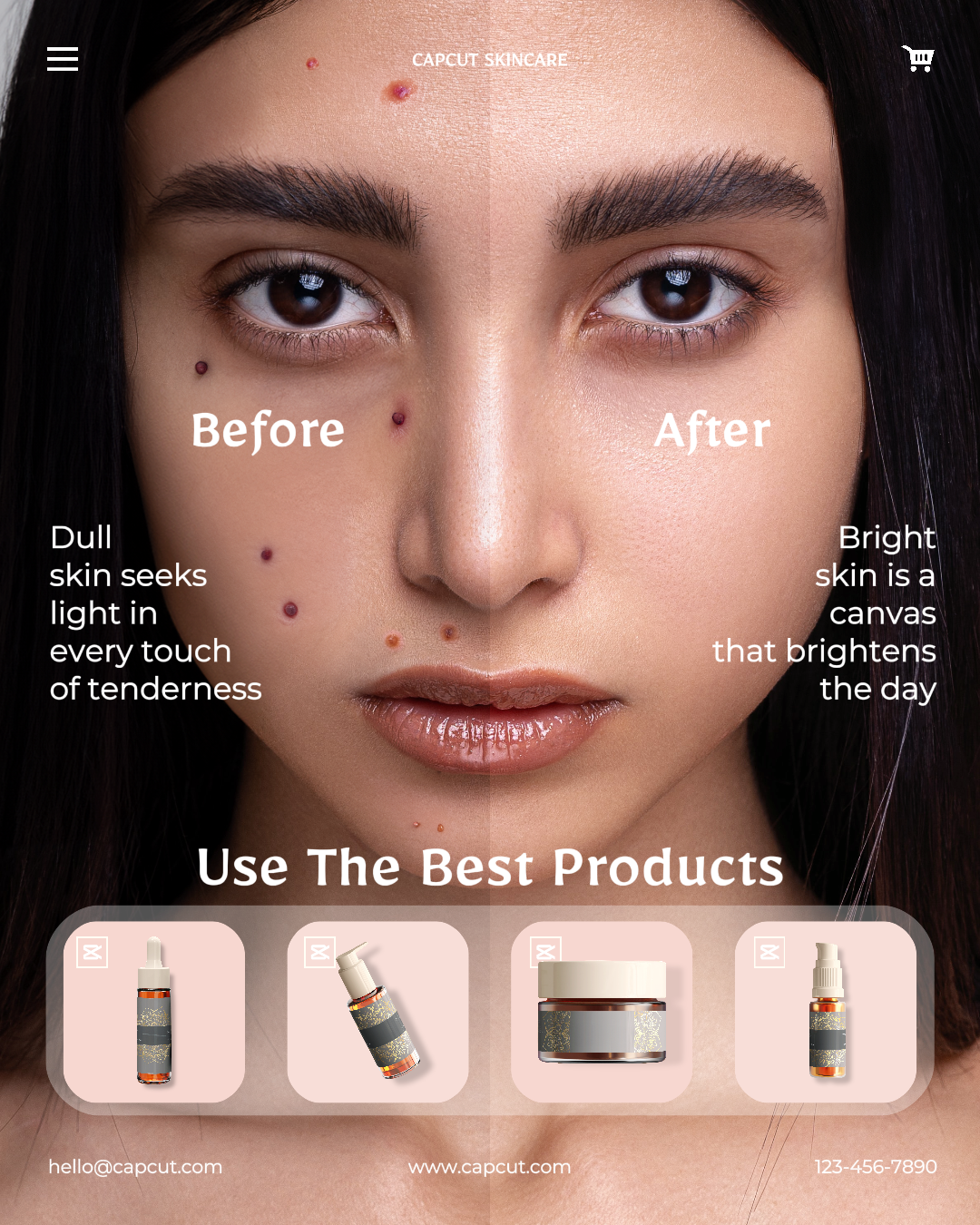 Keratin Before After 3 Templates - Pippit