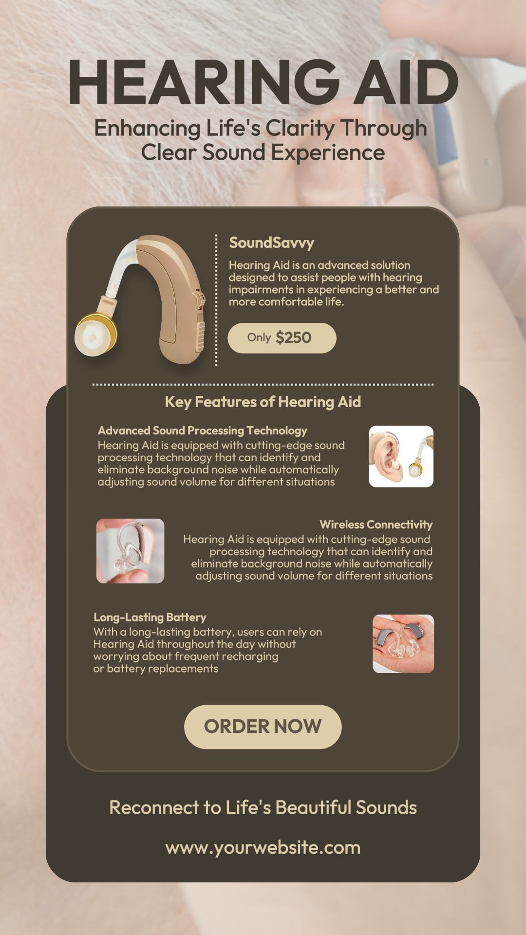 Electronics Hearing Aid Instagram Story