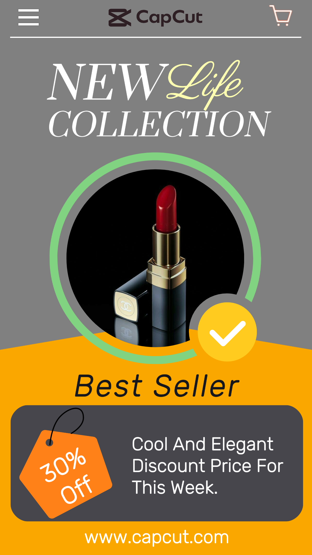 capcut template cover