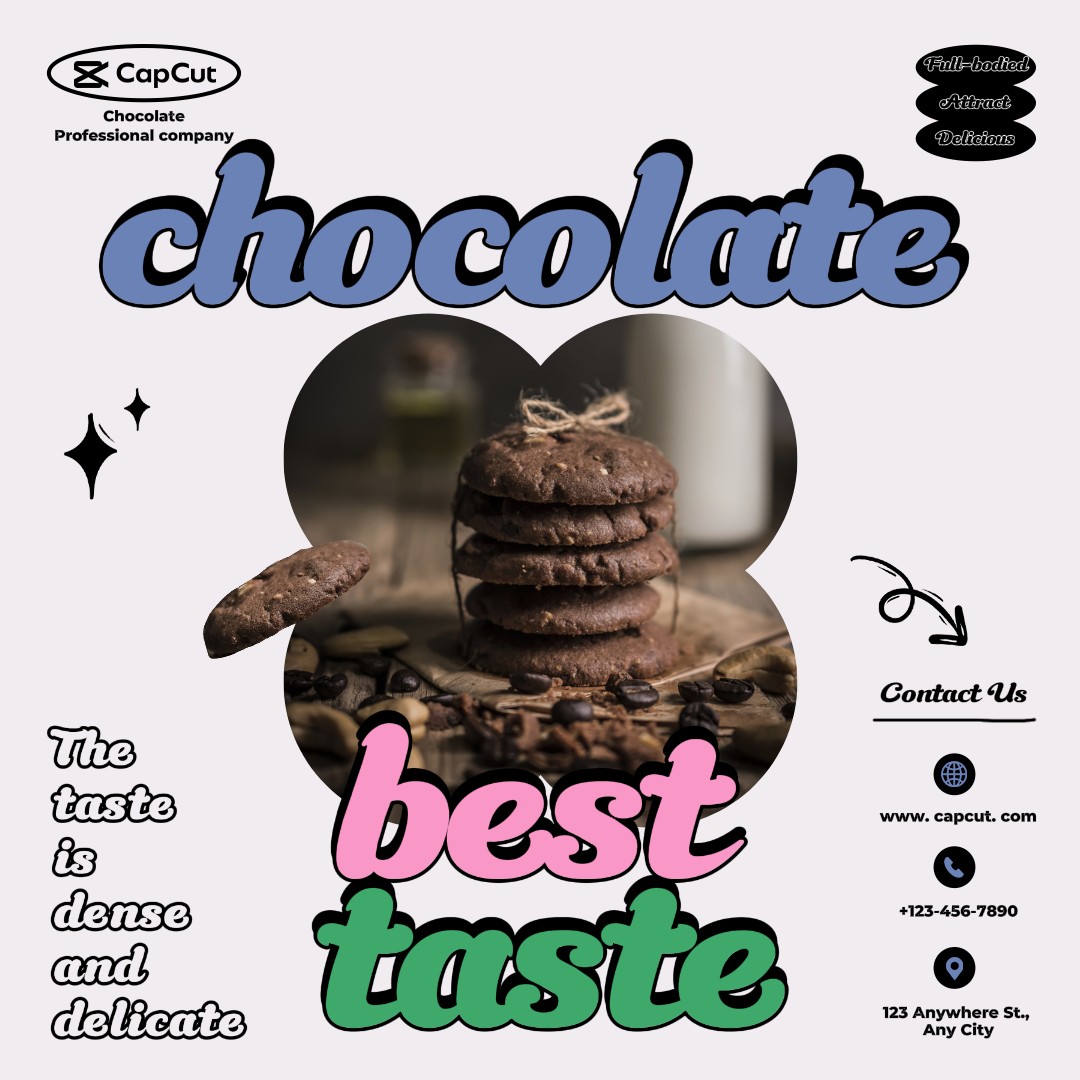 Pacote Chocolate Publicidade Simples