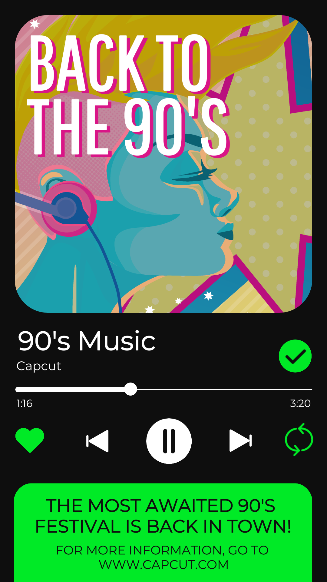 capcut template cover