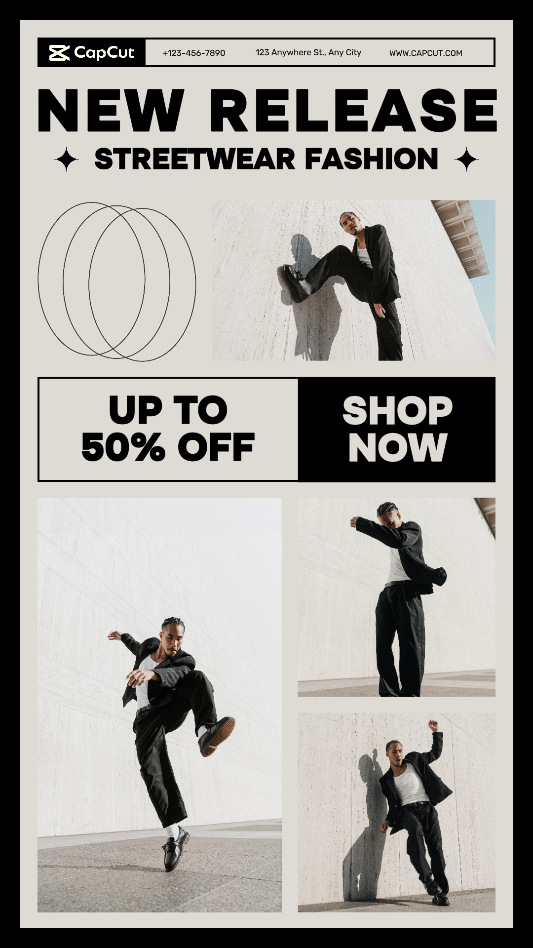 4 Multi-product Image Streetwear Fashion