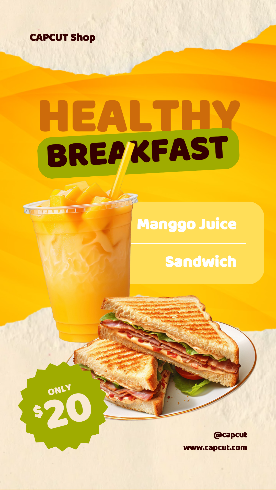 capcut template cover