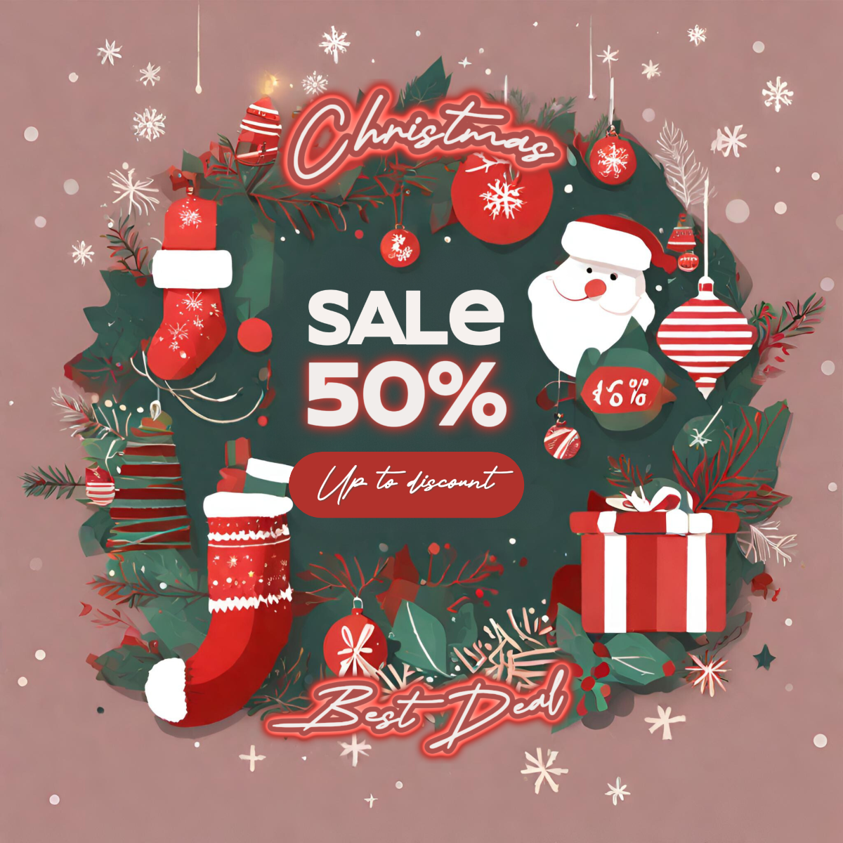 Venda de Natal Linkedin Post