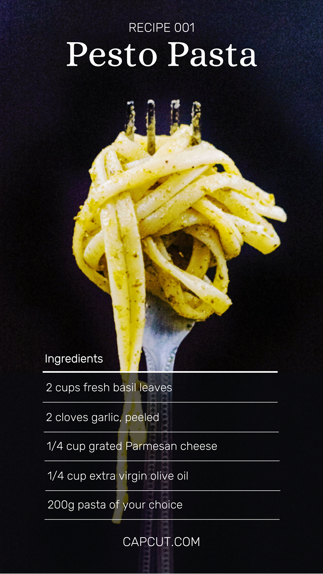 Lebensmittel & Getränke Marketing Post Pesto Zutaten