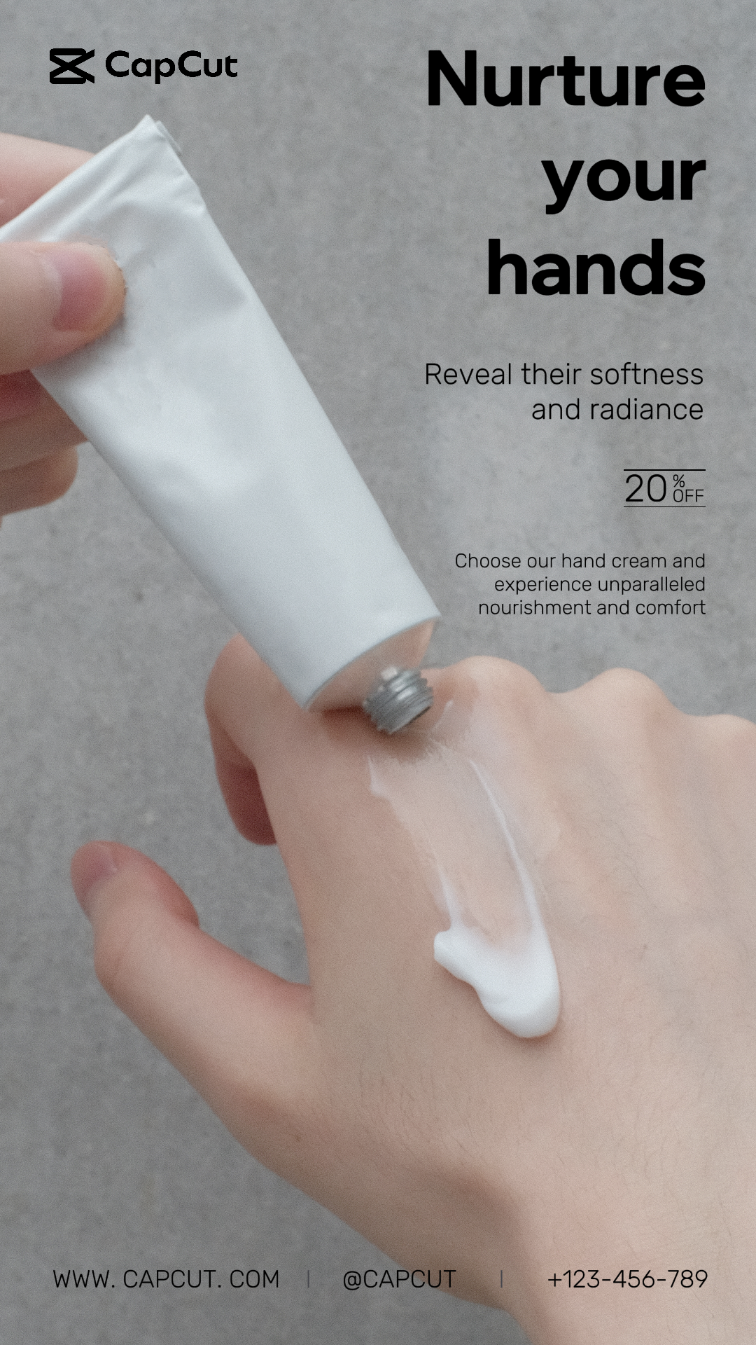 Schönheit Handcreme Disco Minimalistunt 