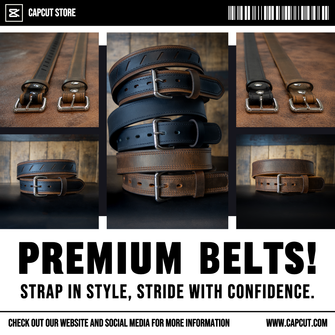 Exibição de cinto de moda Instagram Post