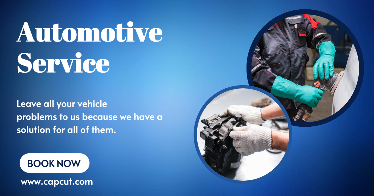 Facebook Ads Marketing Poster Automotive Service