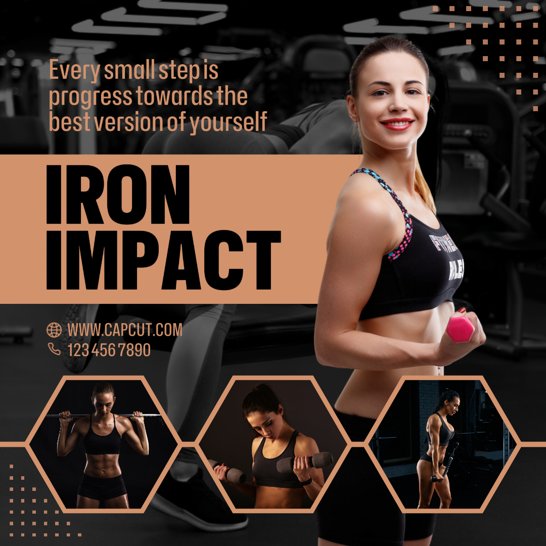 Workout and fitness Creative Poster Instagram Post