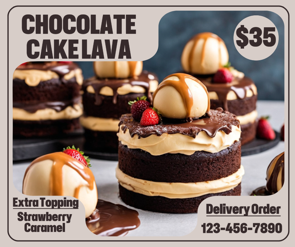 Comida Bolo de Chocolate Lava Facebook