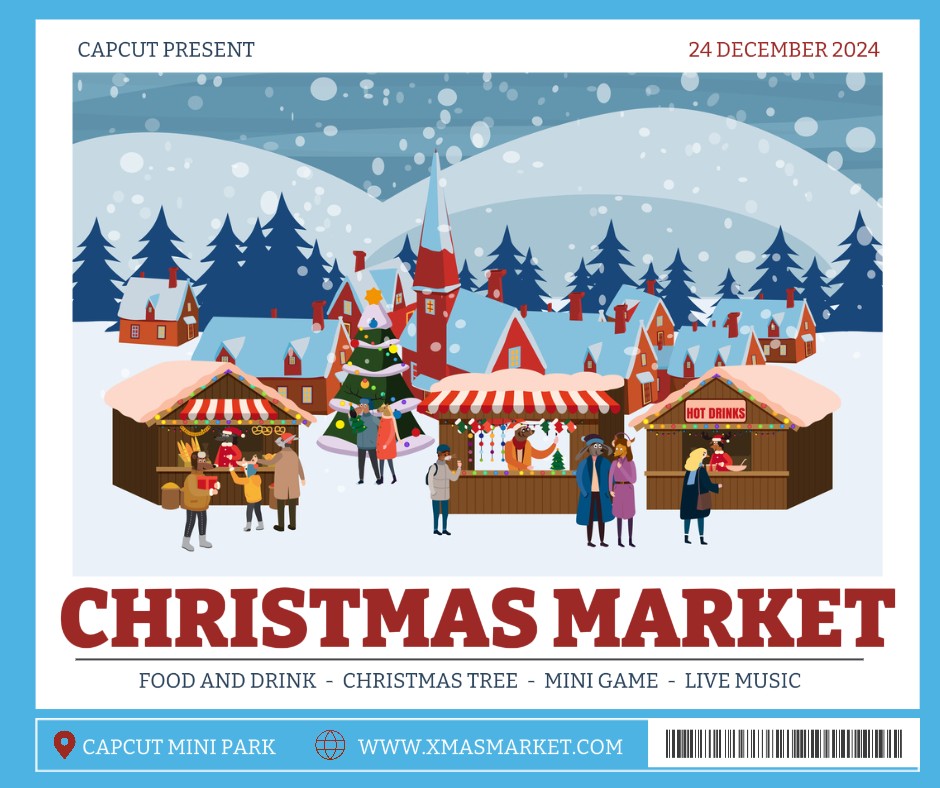 CHRISTMAS MARKET WHITE