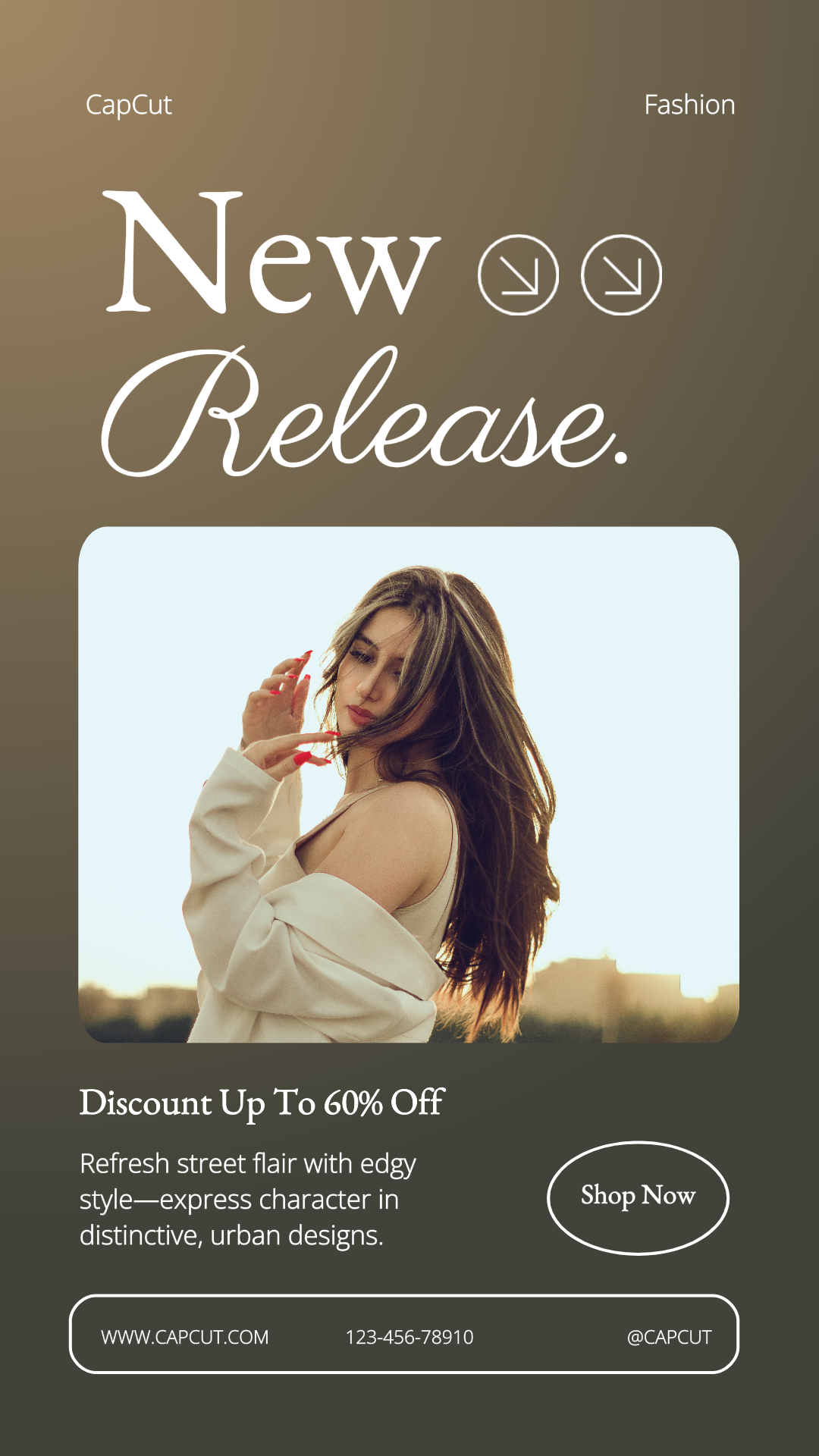 Mode Minimalistisches Produkt Instagram Story