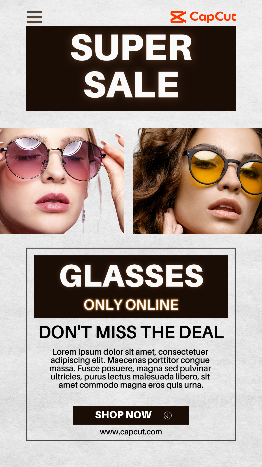 capcut template cover