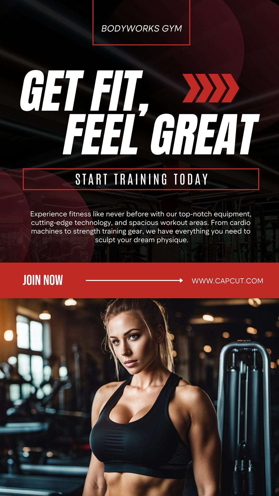 Workout & Fitness E-Commerce Instagram Story