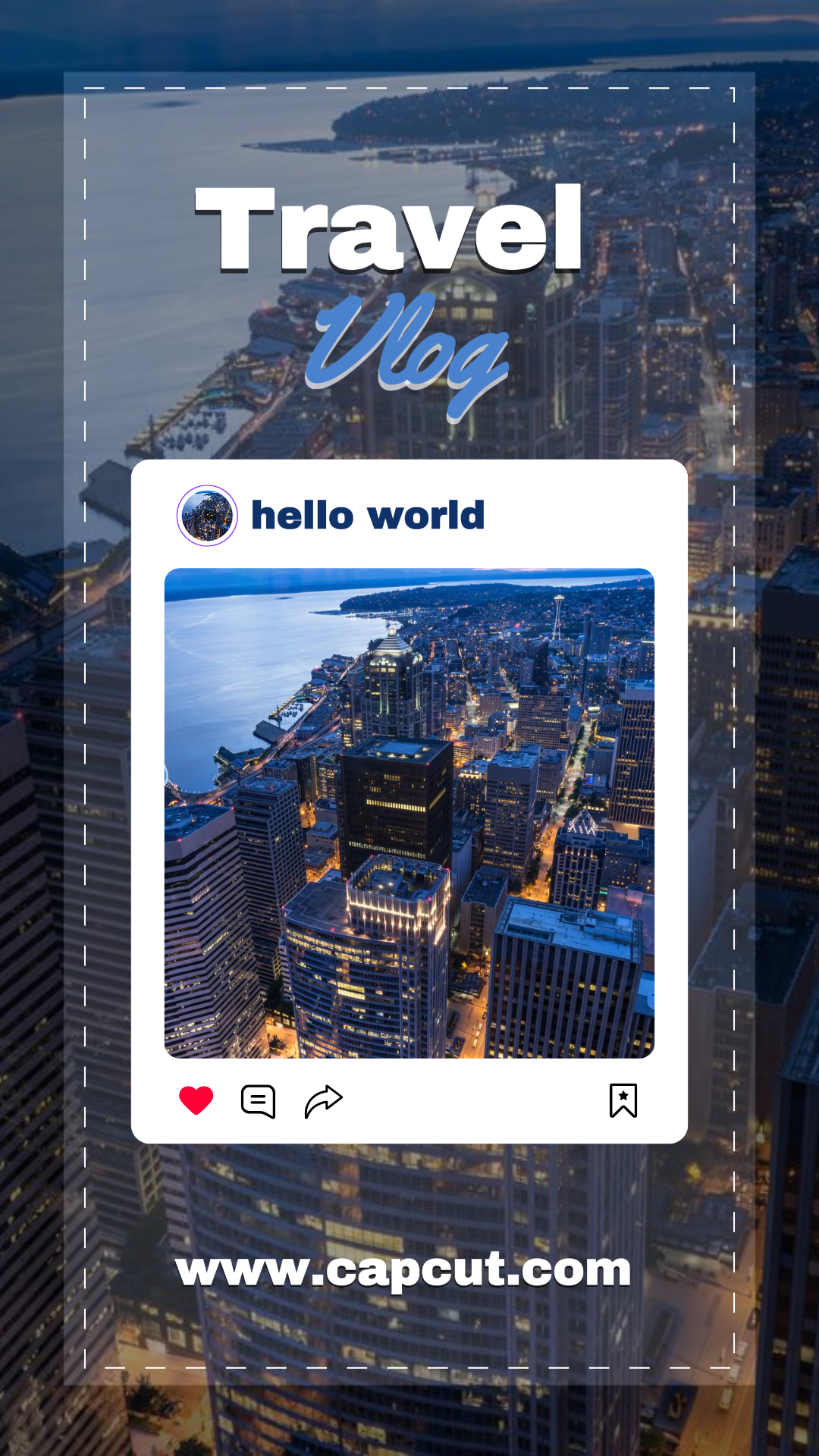 capcut template cover