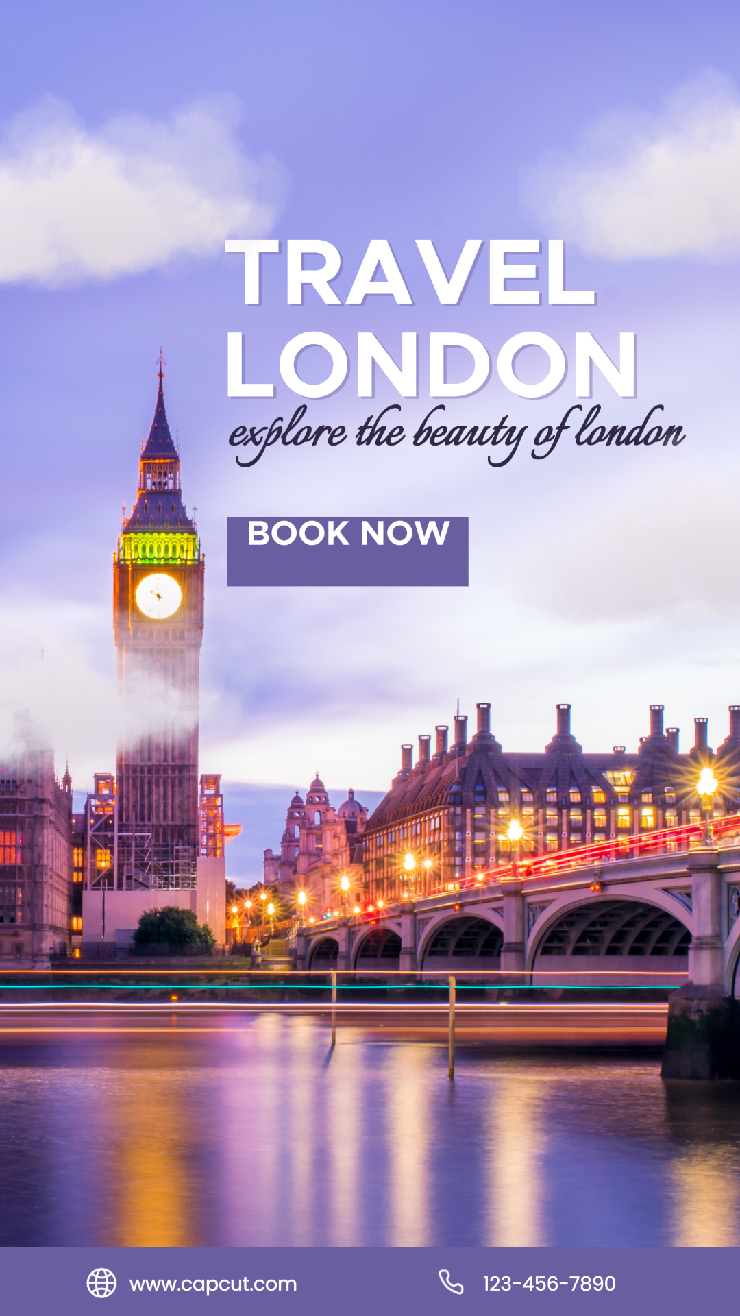 Travel Marketing Poster Instagram Story Travel London