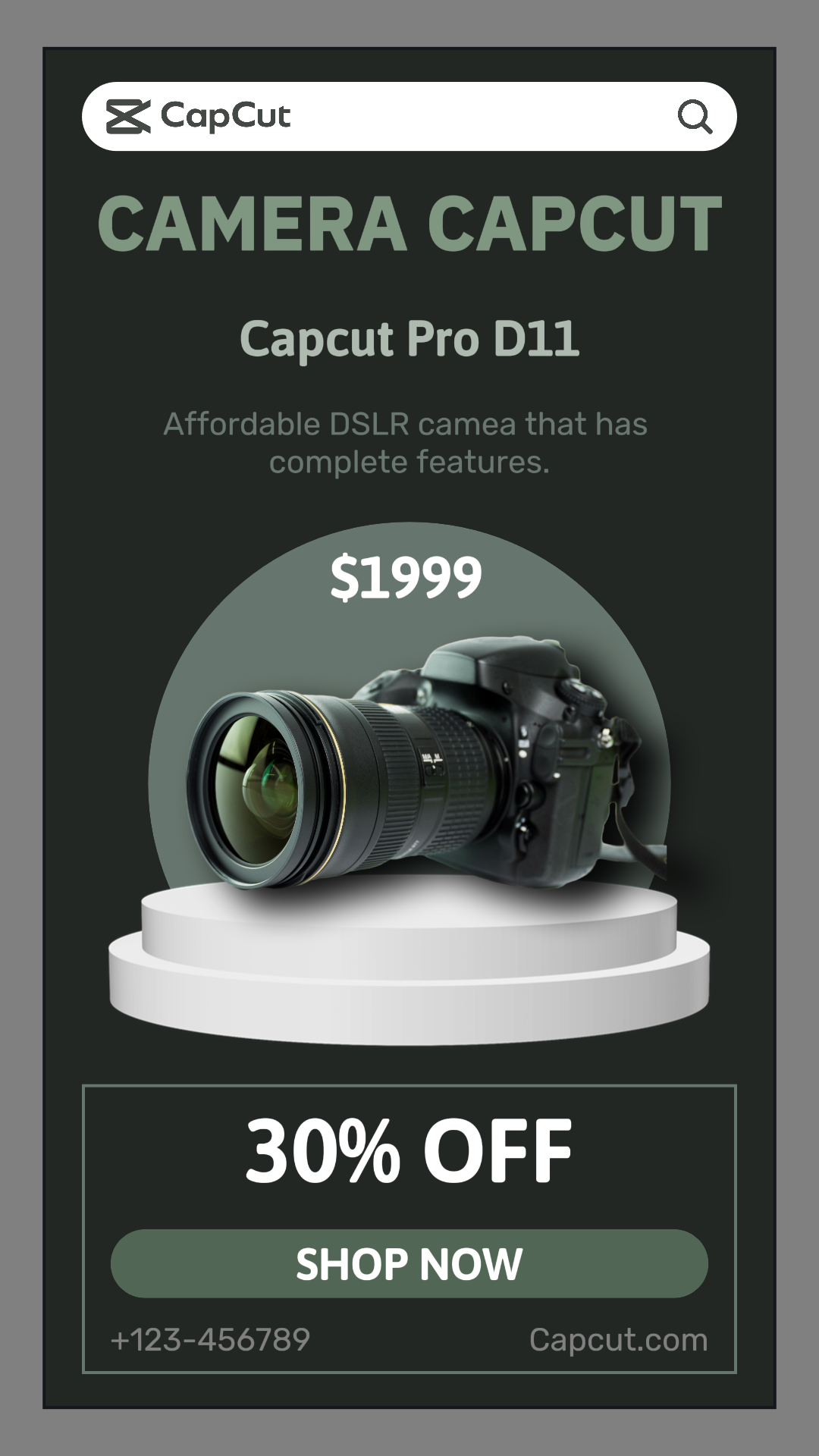 capcut template cover