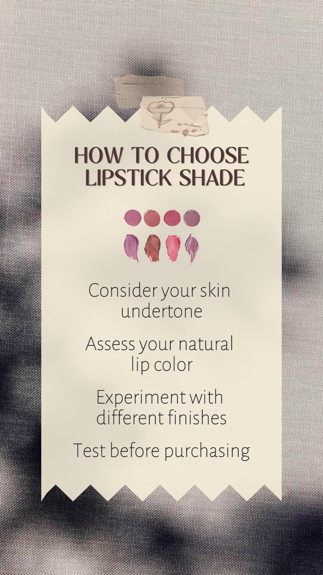 Dicas de batom eCare Instagram Story Brown & Cream