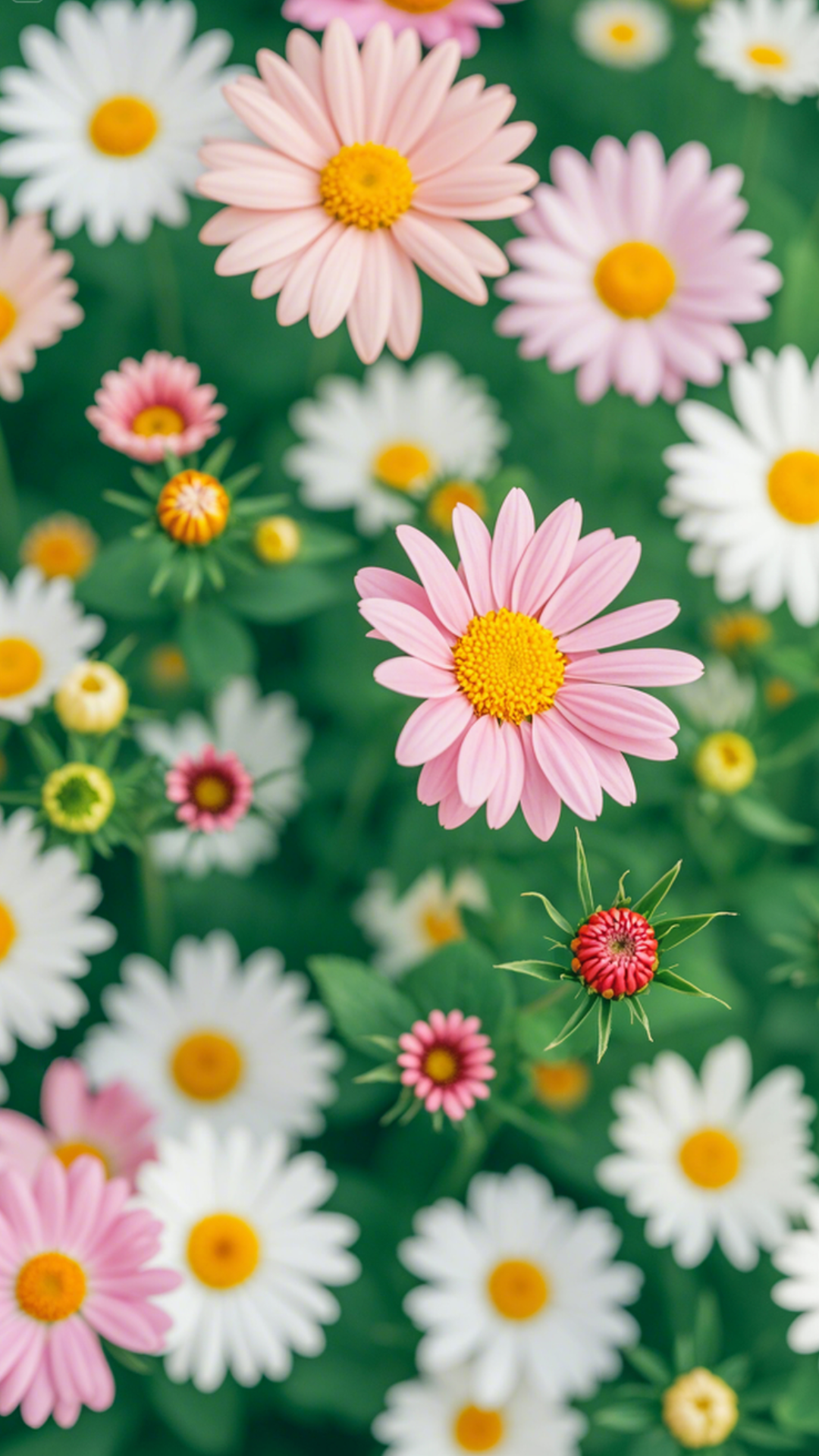 Fondo de pantalla cartel creativo flor rosa