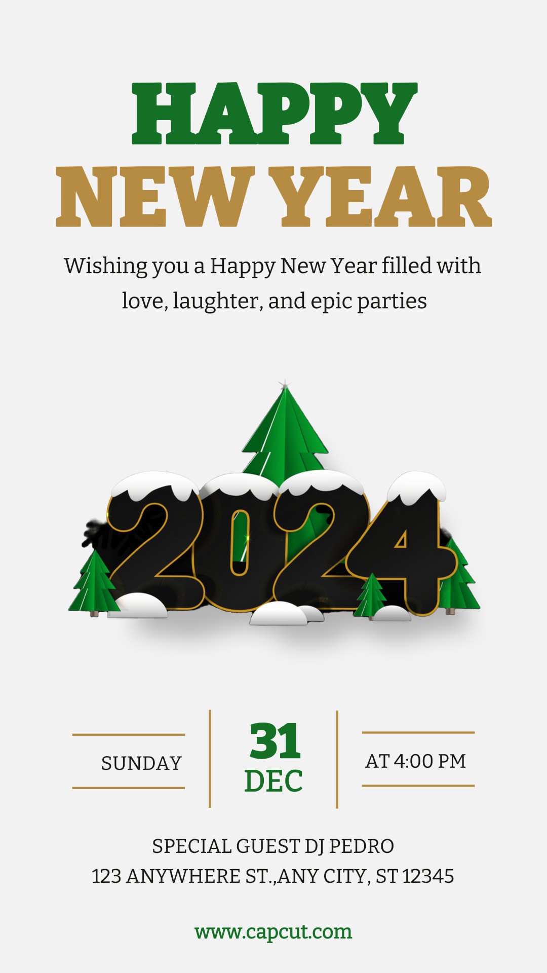 Bonne année Instagram Story