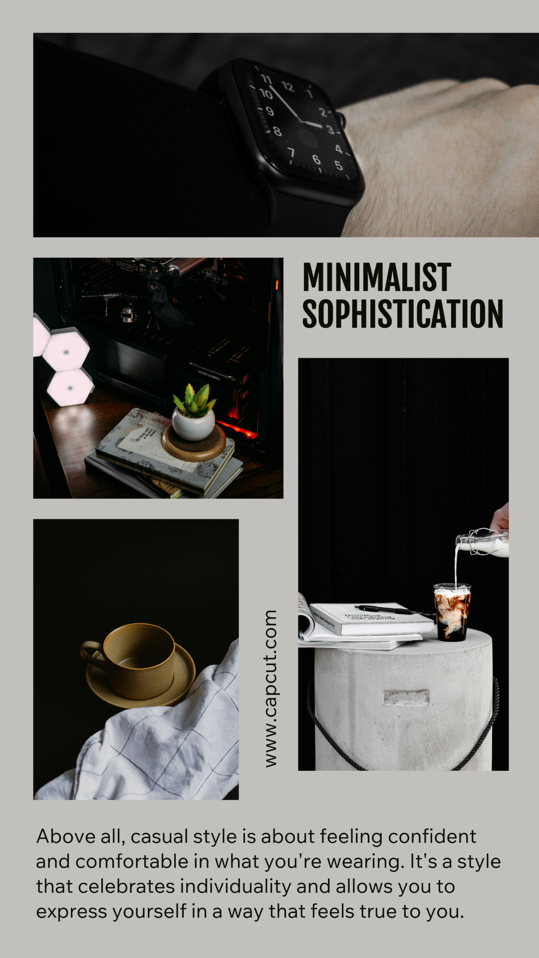 Minimalist Collage Creative Poster Personal Photo Album Instagram Story Minimalist