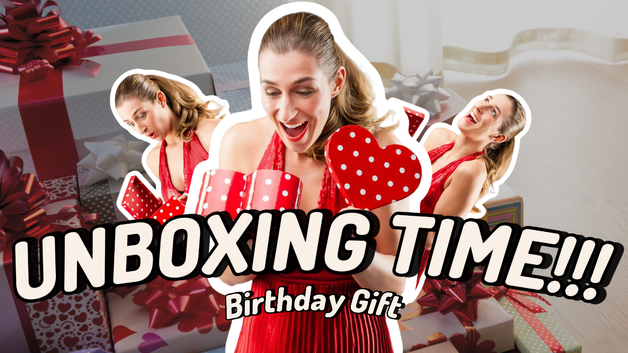 Presente de desembalagem de miniatura do YouTube